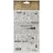 Idea-Ology Remnant Rubs Rub-Ons 4.75"X7.75" 2/Pkg-Specimen